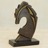 Bronze sculpture, 'Champion' - Bronze sculpture