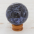 Sodalite ball, 'Blue Planet' - Fair Trade Sodalite Gemstone Sculpture (image 2b) thumbail