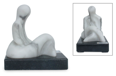 Marble sculpture, A Moment for You