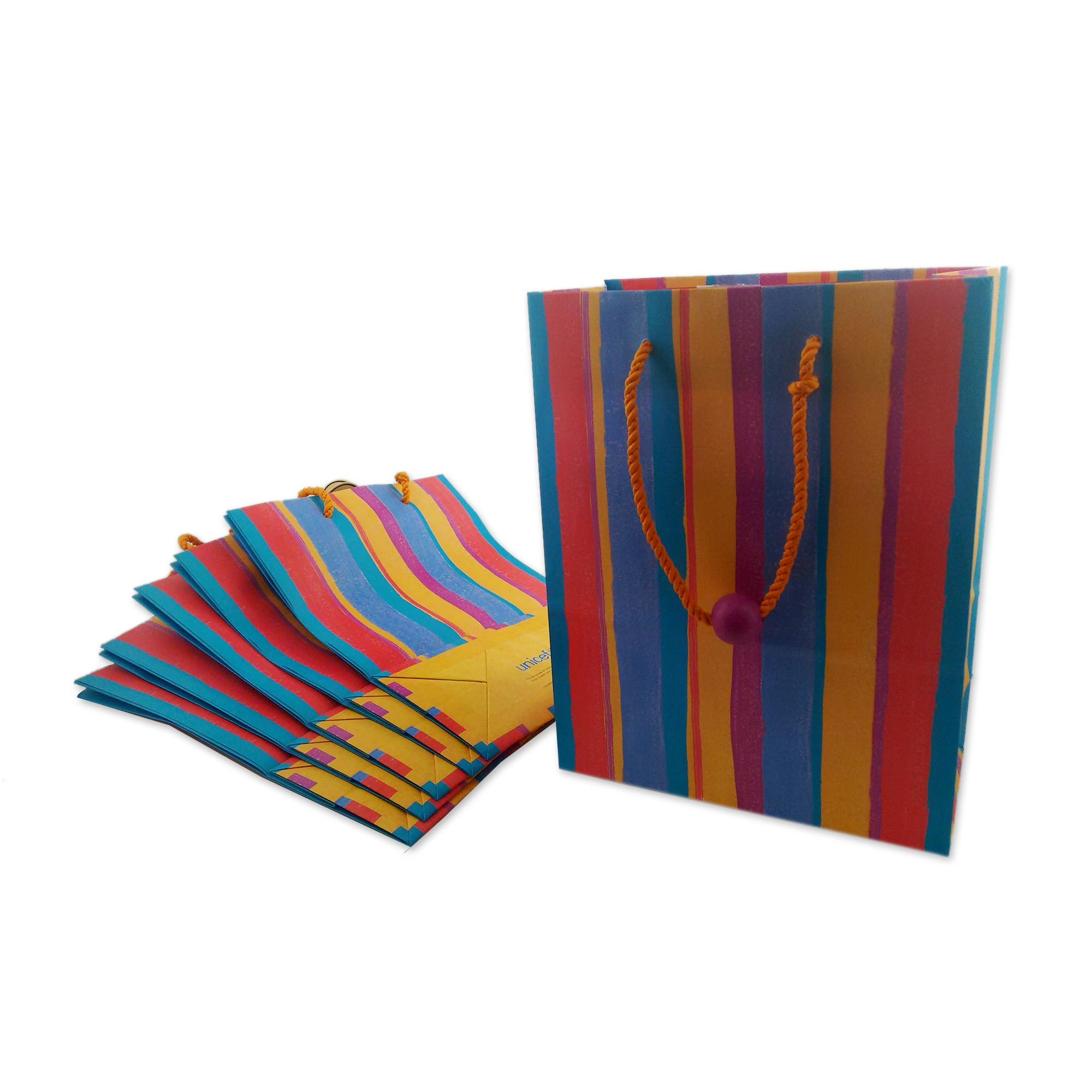 UNICEF Market UNICEF AllOccasion Striped Gift Bags (Set