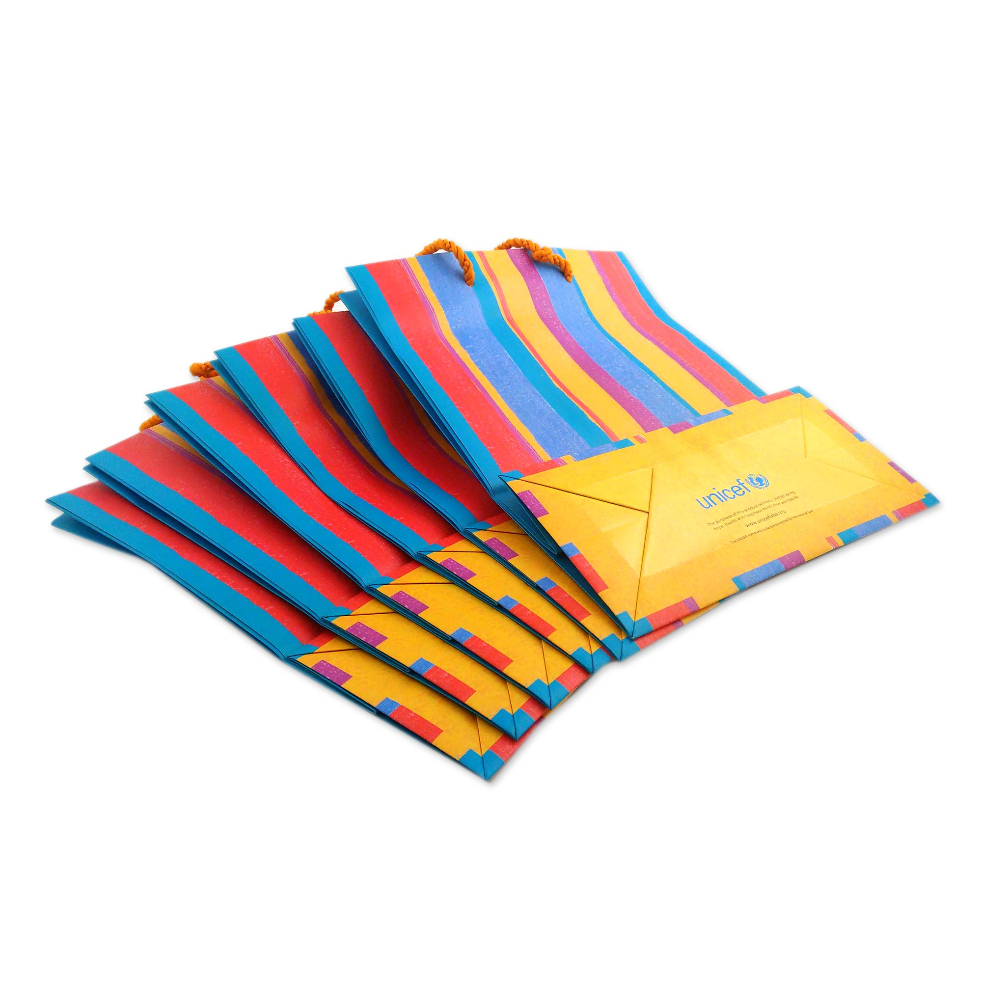 UNICEF Market | UNICEF All-Occasion Striped Gift Bags (Set Of 6 ...