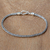 Sterling silver chain bracelet, 'Dragon's Tail' - Hand Crafted Sterling Silver Chain Bracelet from Bali (image 2) thumbail