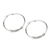 Sterling silver hoop earrings, 'Spellbound' - Sterling silver hoop earrings thumbail