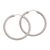 Sterling silver hoop earrings, 'Celuk Circles' (1.7 inch) - Woven Silver Endless Hoop Earrings (1.7 Inch) (image 2b) thumbail