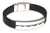 Men's leather bracelet, 'Brave Aymara' - Men's Modern Leather Wristband Bracelet thumbail