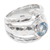 Blue topaz cocktail ring, 'Sparkling Pool' - Blue Topaz Handcrafted Sterling Silver Ring from Bali (image 2c) thumbail