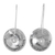 Pendientes colgantes de perlas - Pendientes colgantes modernos de plata de ley con perlas