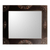 Mirror, 'In Perfect Shape' - Handcrafted Sese Wood and Brass Wall Mirror (image 2b) thumbail