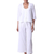 Cropped cotton pants, 'Trendy Elegance' - Comfortable White Cotton Cropped Pants from India (image 2b) thumbail