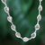 Sterling silver link necklace, 'Prosperity' - Hand Made Sterling Silver Link Necklace (image 2b) thumbail