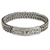 Sterling silver wristband bracelet, 'Mayom Tree' - Handcrafted Sterling Silver Wristband Bracelet