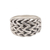 Sterling silver cocktail ring, 'Chain Stitch' - Chain Stitch Motif Sterling Silver Cocktail Ring