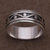 Sterling silver meditation spinner ring, 'Stream of Life' - 925 Sterling Silver Unisex Spinner Meditation Ring from Bali (image 2) thumbail