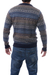 Men's 100% alpaca sweater, 'Monument' - Men's Patterned Grey and Brown 100% Alpaca Pullover Sweater (image 2c) thumbail
