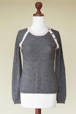 Alpaca blend sweater, 'Andean Gray' - Alpaca Wool Fashion Pullover Sweater