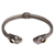 Citrine cuff bracelet, 'Snake Siblings' - Snake-Themed Citrine Cuff Bracelet from Bali (image 2d) thumbail