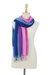 Cotton scarves, 'Innocent Colors' (pair) - Two Handwoven Ombre Cotton Wrap Scarves from Thailand (image 2b) thumbail
