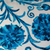 Embroidered cushion covers, 'Blue Dahlias' (pair) - Blue Floral Embroidered Cushion Covers from India (pair)