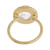 Gold plated quartz single stone ring, 'Magic Pulse' - Gold Plated Quartz Single Stone Ring from Peru (image 2d) thumbail