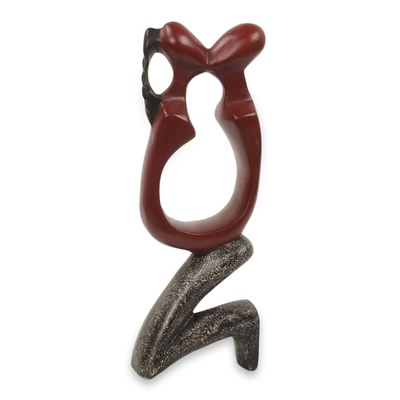 Wood sculpture, 'Odopa' - Romantic African Sculpture Hand Carved Wood