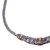 Gold accent necklace, 'Eternal Flame' - Bali Sterling Silver Chain Necklace with 18k Gold Accents (image 2b) thumbail