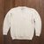 Men's wool sweater, 'Cliffs of Inis Mor' - Men's Irish Aran Islands Wool V-Neck Sweater