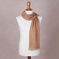 100% alpaca scarf,