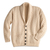 Men's wool cardigan sweater, 'Aran Legacy' - Irish Aran Shawl-collar Cardigan (image 2b) thumbail