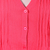 Cotton tunic, 'Pink Garden' - Hot Pink Hakoba Eyelet Lace Crinkle Cotton Tunic