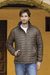 Men's quilted reversible jacket, 'Field and Forest' - Quilted Reversible Travel Jacket for Men