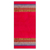 Silk wall hanging, 'Royal Red' - Red Silk Wall Hanging from Thailand