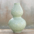Celadon ceramic vase, 'Gourd Garden' - Celadon Ceramic Vase