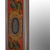 Reverse-painted glass wall mirror, 'Floral Medallions in Scarlet' - Floral Reverse-Painted Glass Mirror in Scarlet from Peru (image 2c) thumbail