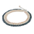 Cultured pearl strand necklace, 'Pastel Halo' - Three Strand Cultured Pearl Necklace from Thailand (image 2d) thumbail