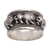 Sterling silver band ring, 'Lion Parade' - Sterling Silver Lion Motif Band Ring from Bali