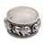 Sterling silver band ring, 'Lion Parade' - Sterling Silver Lion Motif Band Ring from Bali