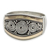 Gold accent signet ring, 'Celuk Legend' - Sterling Silver and Gold Accent Ring (image 2b) thumbail