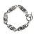 Sterling silver link bracelet, 'Lock and Key' (7 inch) - Sterling Silver Link Bracelet (7 inch)