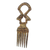 Wood decorative comb, 'Flamingo Love' - Sese Wood Decorative Comb with Flamingos from Ghana (image 2b) thumbail