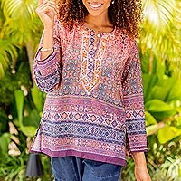 Featured review for Embroidery trim tunic, Palace Intrigue