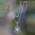 Collar floral de perlas cultivadas y amatista - Collar artesanal de amatista y perlas cultivadas