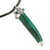Chrysocolla pendant necklace, 'Hunter' - Chrysocolla Pendant Necklace