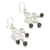 Beaded chandelier earrings, 'Pinwheel' - Beaded Chandelier Earrings