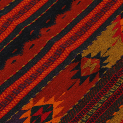 Zapotec wool rug, 'Sierra Meadows' (2x3.5) - Zapotec wool rug (2x3.5)