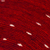 Wool cushion cover, 'Dotted Passion in Red' - Handwoven Wool Cushion Cover in Red from Mexico (image 2e) thumbail