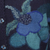 100% alpaca cardigan, 'Sea Blooms' - 100% Alpaca Blue Cardigan Sweater with Floral Motif (image 2g) thumbail