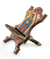 Pinewood book stand, 'My Beloved Virgin of Guadalupe' - Decoupaged Pinewood Book Stand thumbail