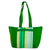 Cotton tote handbag, 'Green Apple' - Cotton tote handbag