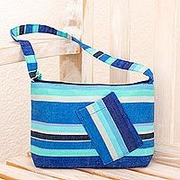 Cotton shoulder bag,