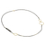Gold plated labradorite beaded necklace, 'Precious Iridescence' - Fair Trade Handmade Labradorite Necklace with Gold Plating